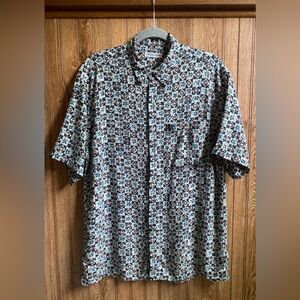Vintage Pierre Cardin Men’s Multi Color Beach Shirt size M